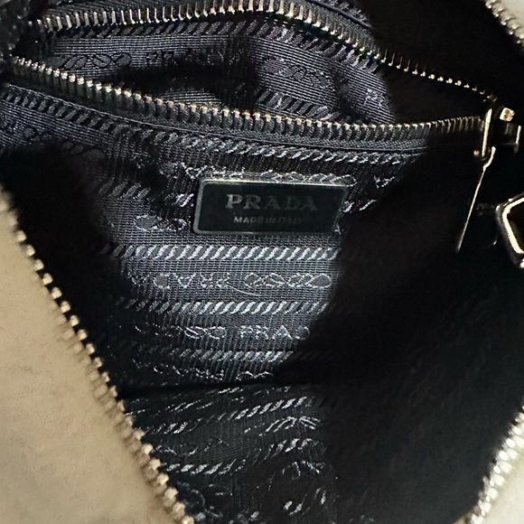 Prada Ultra Rare Quilted Shearling Shoulder Bag - Cream - Picture 7 of 10